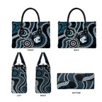Carlton NAIDOC Week 2026 Personalised Leather Bag 50 Years of Deadly Aboriginal Art