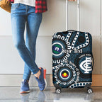 Carlton NAIDOC Week 2026 Personalised Luggage Cover 50 Years of Deadly Aboriginal Art