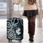 Carlton NAIDOC Week 2026 Personalised Luggage Cover 50 Years of Deadly Aboriginal Art
