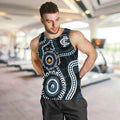Carlton NAIDOC Week 2026 Personalised Men Tank Top 50 Years of Deadly Aboriginal Art