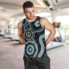 Carlton NAIDOC Week 2026 Personalised Men Tank Top 50 Years of Deadly Aboriginal Art