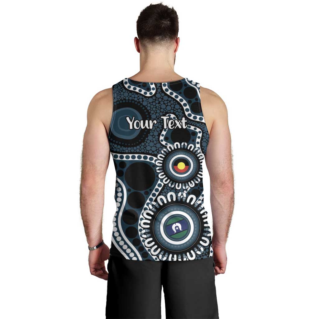 Carlton NAIDOC Week 2026 Personalised Men Tank Top 50 Years of Deadly Aboriginal Art