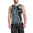 Carlton NAIDOC Week 2026 Personalised Men Tank Top 50 Years of Deadly Aboriginal Art