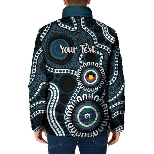 Carlton NAIDOC Week 2026 Personalised Padded Jacket 50 Years of Deadly Aboriginal Art