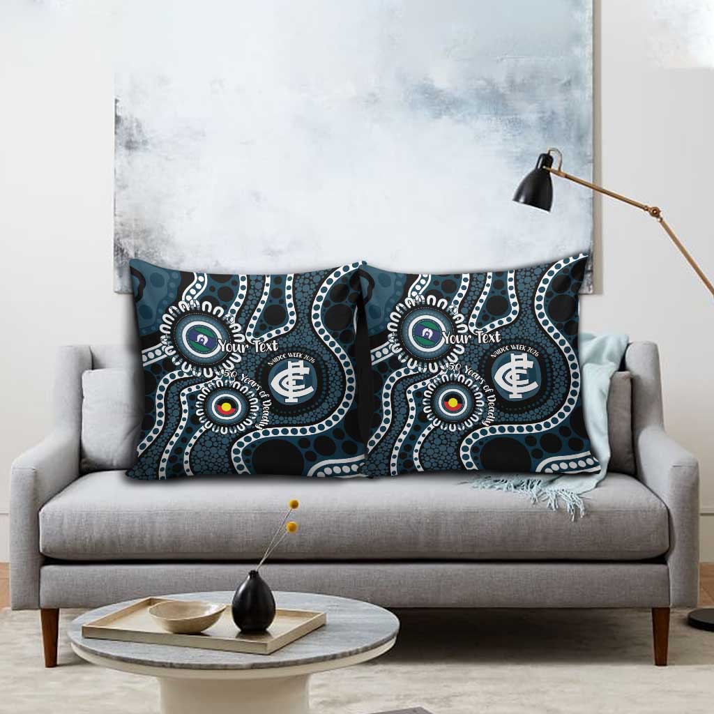 Carlton NAIDOC Week 2026 Personalised Pillow Cover 50 Years of Deadly Aboriginal Art