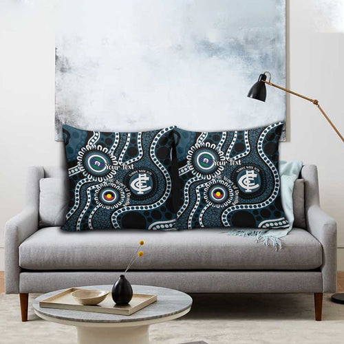 Carlton NAIDOC Week 2026 Personalised Pillow Cover 50 Years of Deadly Aboriginal Art