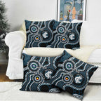 Carlton NAIDOC Week 2026 Personalised Pillow Cover 50 Years of Deadly Aboriginal Art
