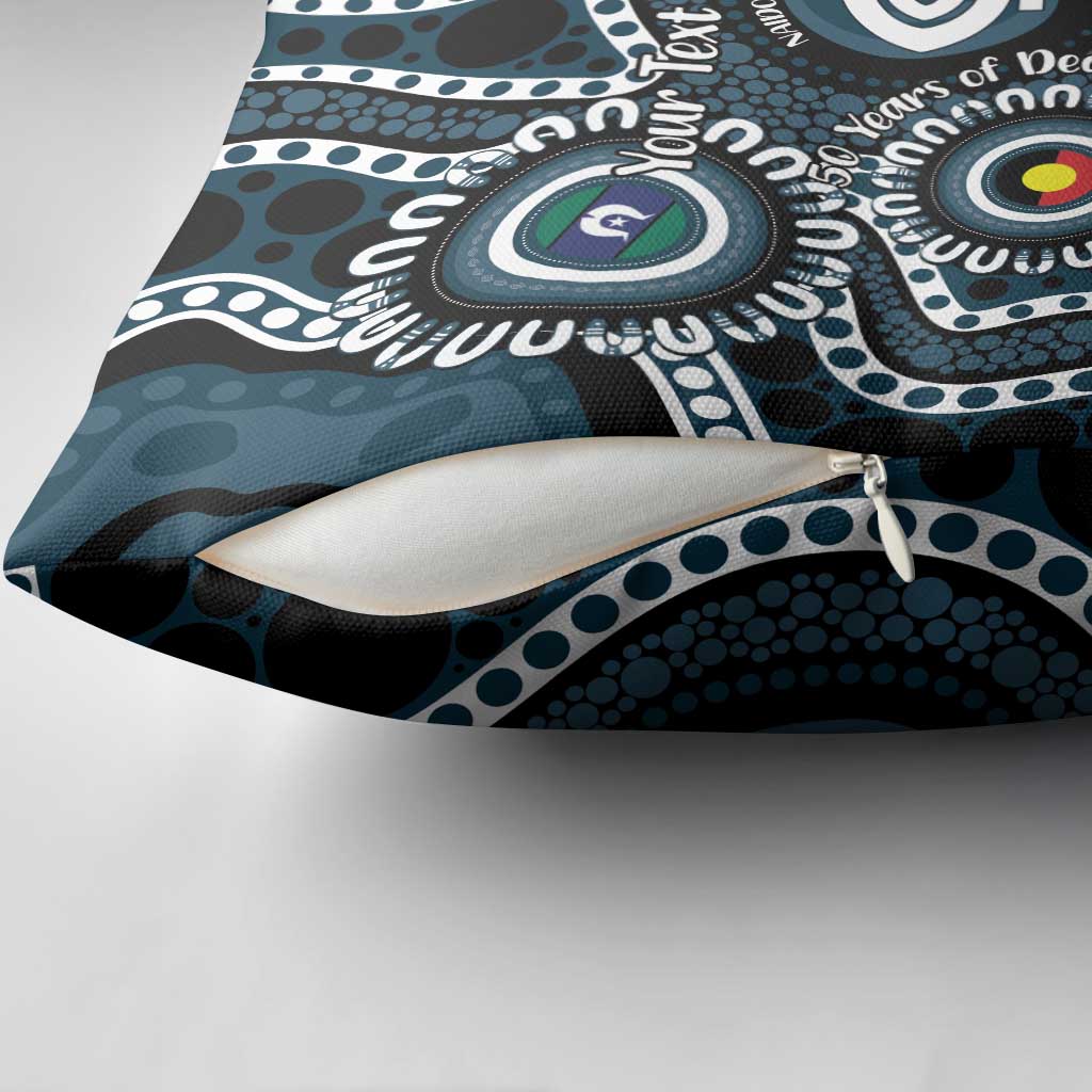 Carlton NAIDOC Week 2026 Personalised Pillow Cover 50 Years of Deadly Aboriginal Art