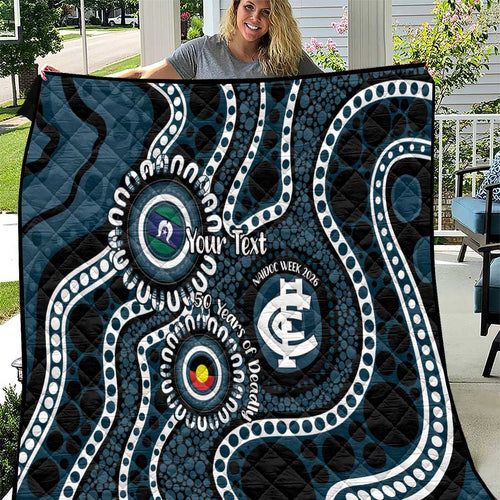Carlton NAIDOC Week 2026 Personalised Quilt 50 Years of Deadly Aboriginal Art