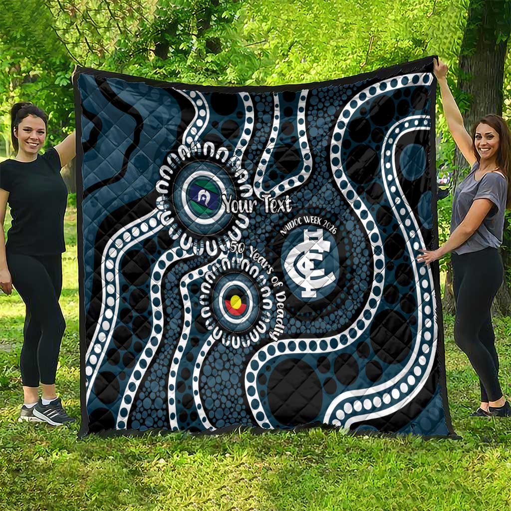 Carlton NAIDOC Week 2026 Personalised Quilt 50 Years of Deadly Aboriginal Art