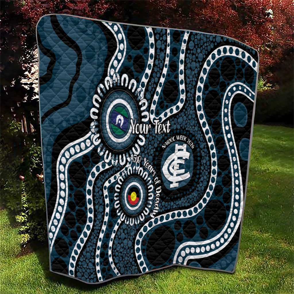 Carlton NAIDOC Week 2026 Personalised Quilt 50 Years of Deadly Aboriginal Art