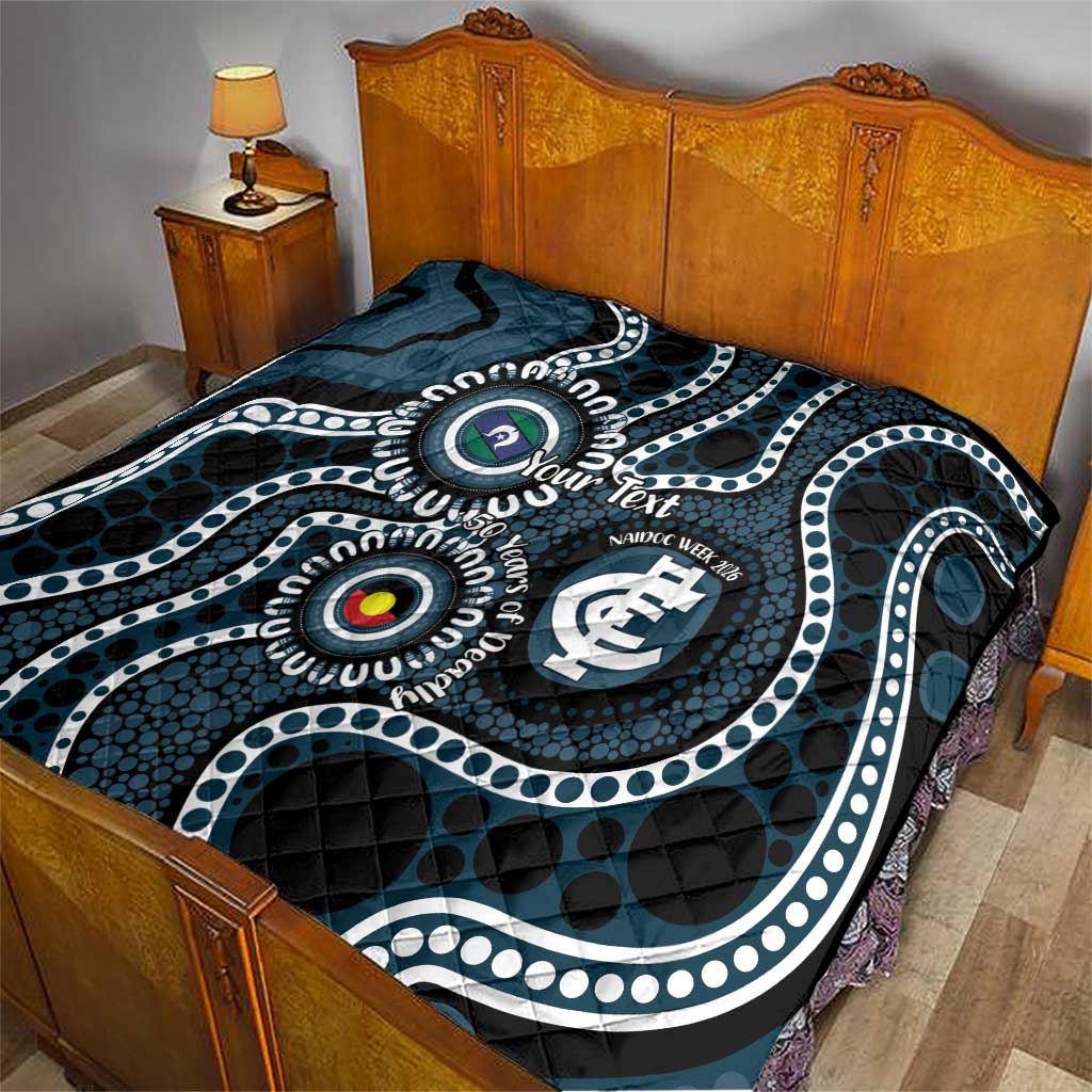 Carlton NAIDOC Week 2026 Personalised Quilt 50 Years of Deadly Aboriginal Art