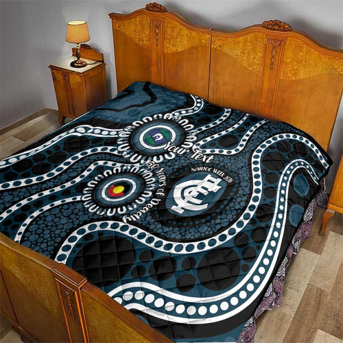 Carlton NAIDOC Week 2026 Personalised Quilt 50 Years of Deadly Aboriginal Art