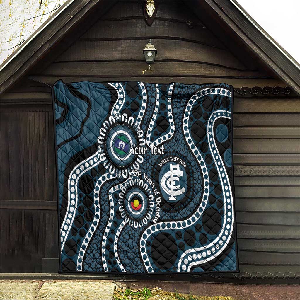 Carlton NAIDOC Week 2026 Personalised Quilt 50 Years of Deadly Aboriginal Art