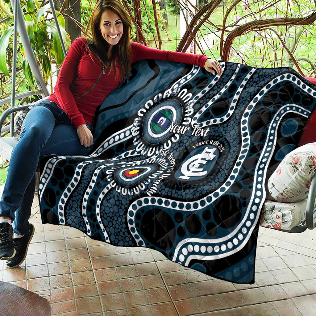 Carlton NAIDOC Week 2026 Personalised Quilt 50 Years of Deadly Aboriginal Art