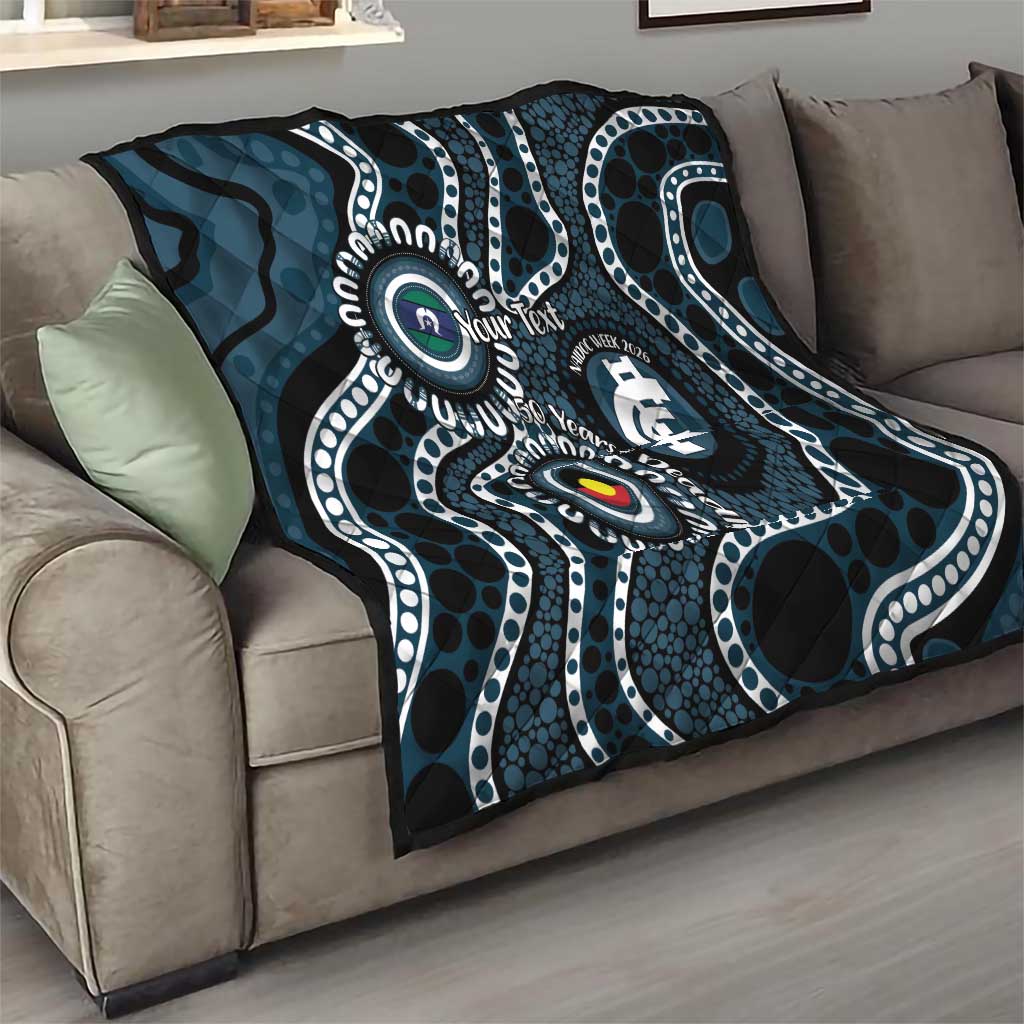 Carlton NAIDOC Week 2026 Personalised Quilt 50 Years of Deadly Aboriginal Art