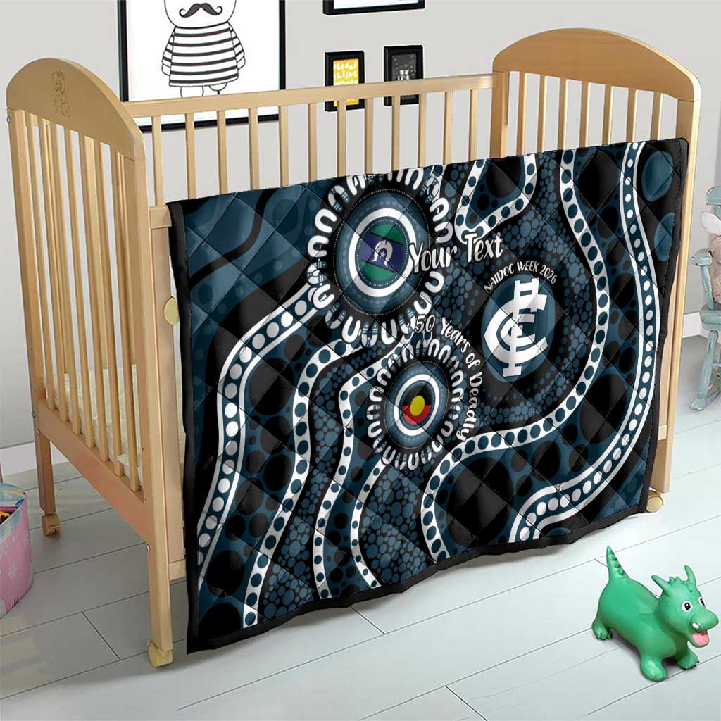 Carlton NAIDOC Week 2026 Personalised Quilt 50 Years of Deadly Aboriginal Art