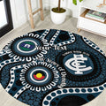 Carlton NAIDOC Week 2026 Personalised Round Carpet 50 Years of Deadly Aboriginal Art
