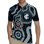 Carlton NAIDOC Week 2026 Personalised Rugby Jersey 50 Years of Deadly Aboriginal Art