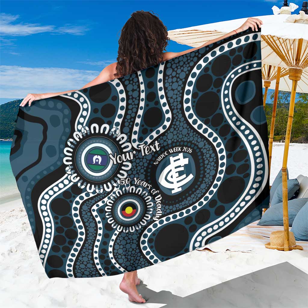 Carlton NAIDOC Week 2026 Personalised Sarong 50 Years of Deadly Aboriginal Art