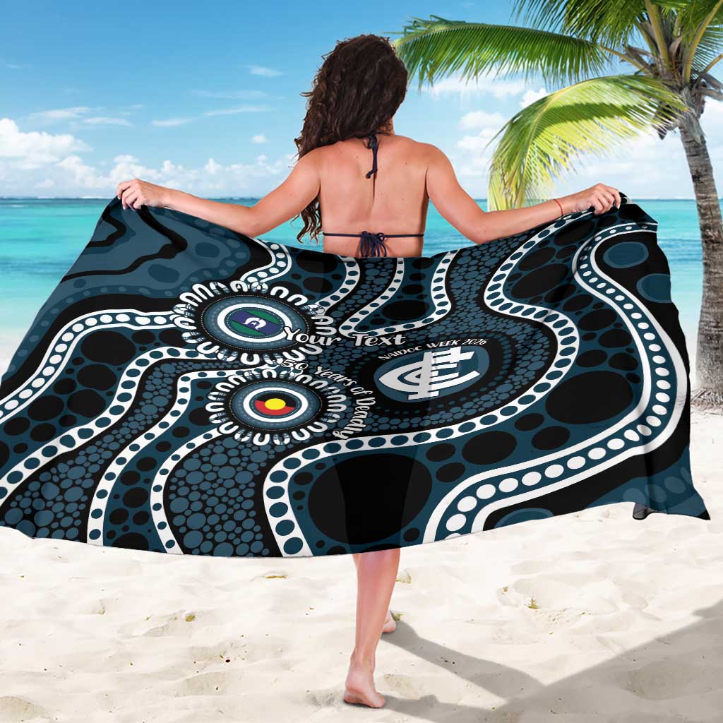 Carlton NAIDOC Week 2026 Personalised Sarong 50 Years of Deadly Aboriginal Art