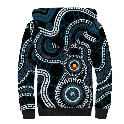 Carlton NAIDOC Week 2026 Personalised Sherpa Hoodie 50 Years of Deadly Aboriginal Art
