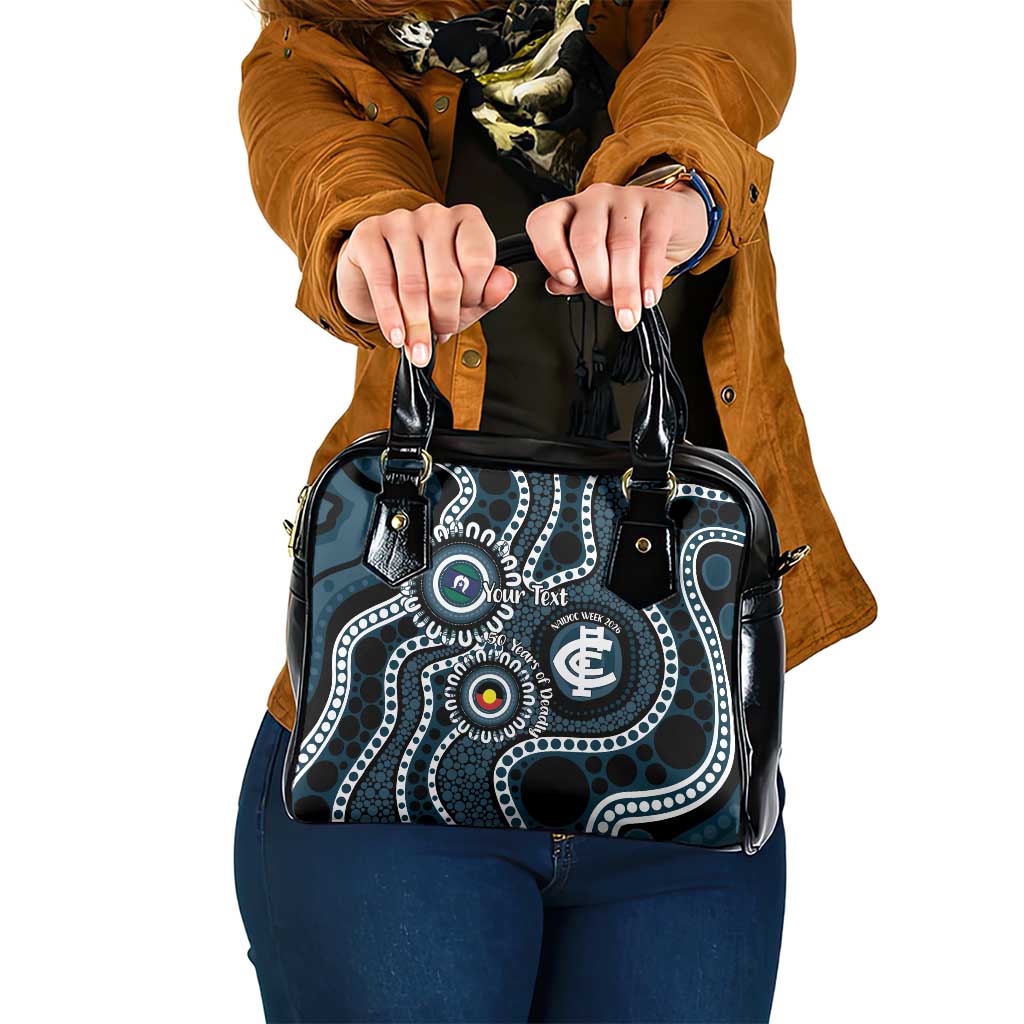Carlton NAIDOC Week 2026 Personalised Shoulder Handbag 50 Years of Deadly Aboriginal Art