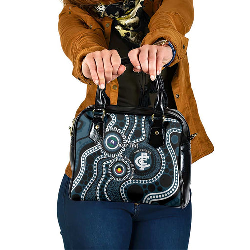 Carlton NAIDOC Week 2026 Personalised Shoulder Handbag 50 Years of Deadly Aboriginal Art
