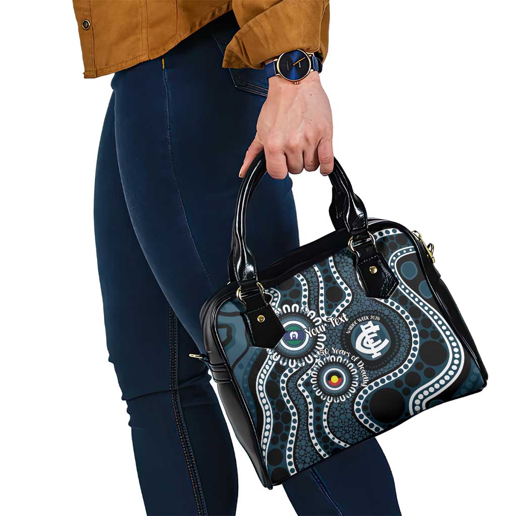 Carlton NAIDOC Week 2026 Personalised Shoulder Handbag 50 Years of Deadly Aboriginal Art
