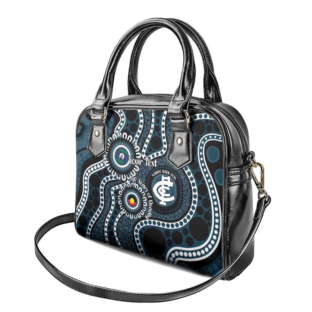 Carlton NAIDOC Week 2026 Personalised Shoulder Handbag 50 Years of Deadly Aboriginal Art