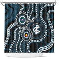 Carlton NAIDOC Week 2026 Personalised Shower Curtain 50 Years of Deadly Aboriginal Art