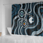 Carlton NAIDOC Week 2026 Personalised Shower Curtain 50 Years of Deadly Aboriginal Art