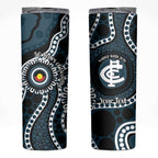Carlton NAIDOC Week 2026 Personalised Skinny Tumbler 50 Years of Deadly Aboriginal Art