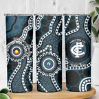 Carlton NAIDOC Week 2026 Personalised Skinny Tumbler 50 Years of Deadly Aboriginal Art