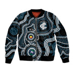 Carlton NAIDOC Week 2026 Personalised Sleeve Zip Bomber Jacket 50 Years of Deadly Aboriginal Art