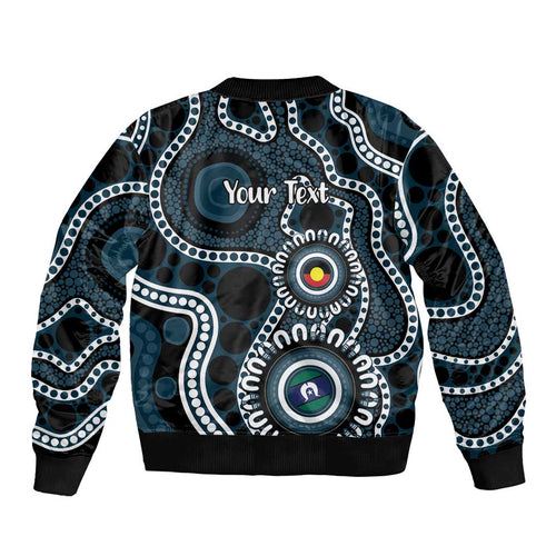 Carlton NAIDOC Week 2026 Personalised Sleeve Zip Bomber Jacket 50 Years of Deadly Aboriginal Art