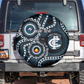 Carlton NAIDOC Week 2026 Personalised Spare Tire Cover 50 Years of Deadly Aboriginal Art
