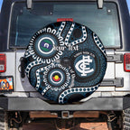 Carlton NAIDOC Week 2026 Personalised Spare Tire Cover 50 Years of Deadly Aboriginal Art