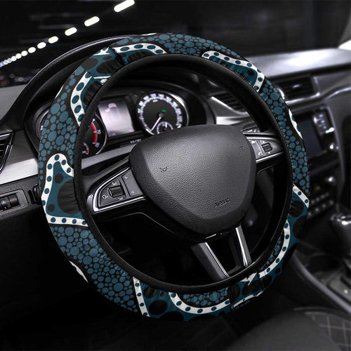 Carlton NAIDOC Week 2026 Steering Wheel Cover 50 Years of Deadly Aboriginal Art