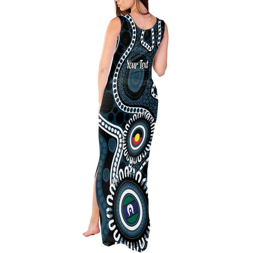 Carlton NAIDOC Week 2026 Personalised Tank Maxi Dress 50 Years of Deadly Aboriginal Art