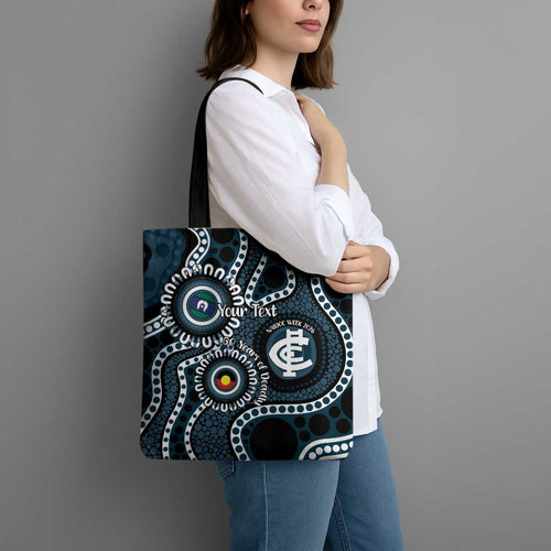 Carlton NAIDOC Week 2026 Personalised Tote Bag 50 Years of Deadly Aboriginal Art