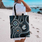Carlton NAIDOC Week 2026 Personalised Tote Bag 50 Years of Deadly Aboriginal Art