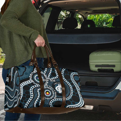 Carlton NAIDOC Week 2026 Personalised Travel Bag 50 Years of Deadly Aboriginal Art