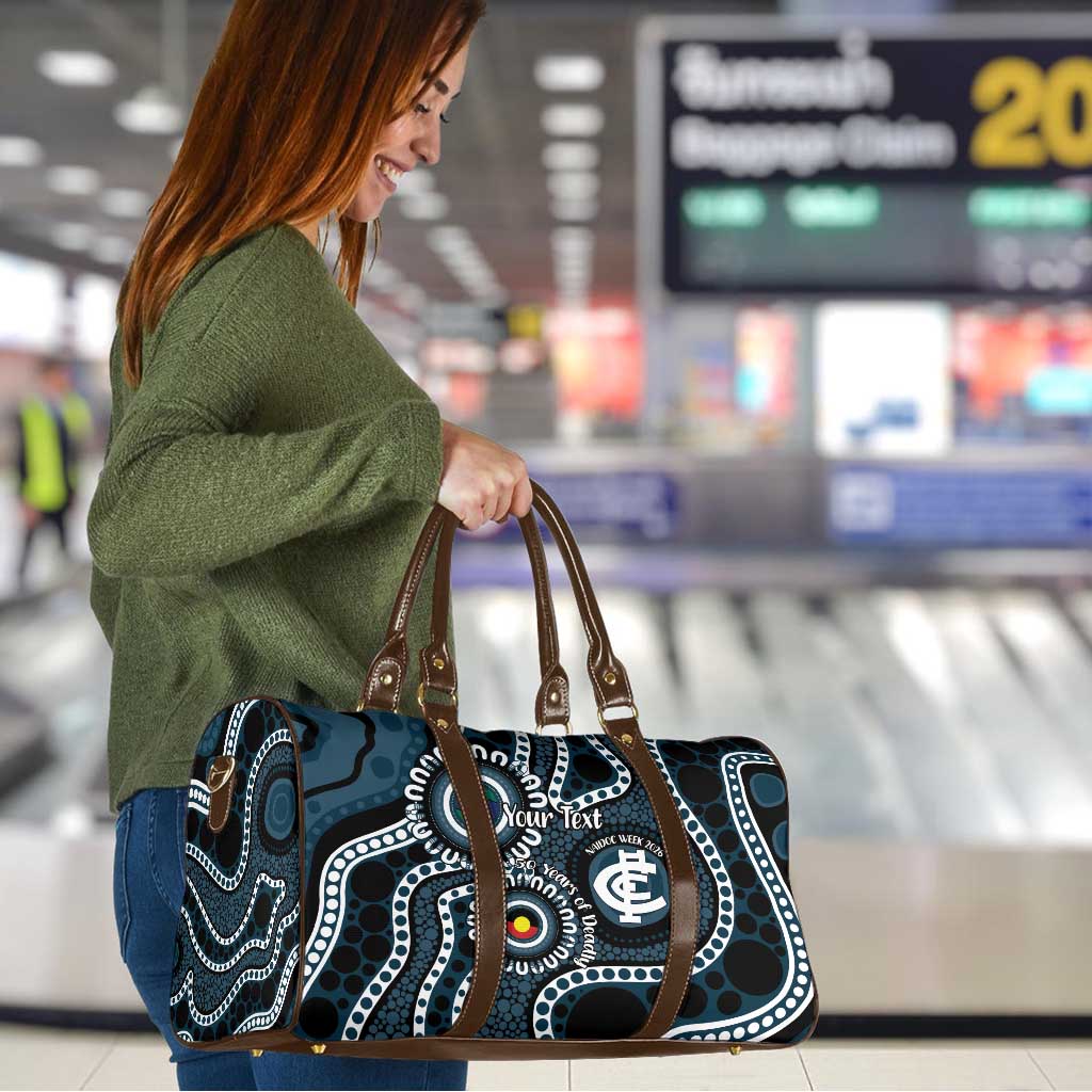 Carlton NAIDOC Week 2026 Personalised Travel Bag 50 Years of Deadly Aboriginal Art