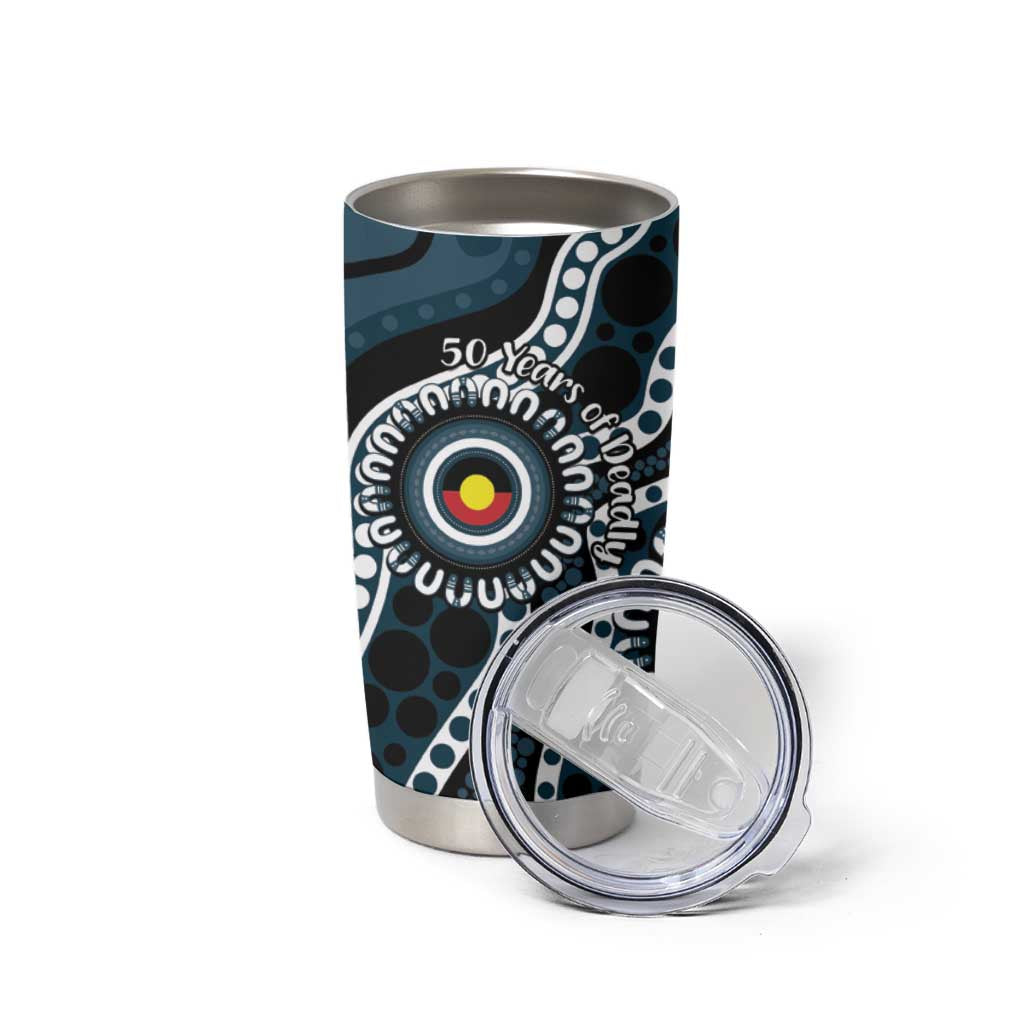 Carlton NAIDOC Week 2026 Personalised Tumbler Cup 50 Years of Deadly Aboriginal Art
