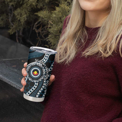 Carlton NAIDOC Week 2026 Personalised Tumbler Cup 50 Years of Deadly Aboriginal Art