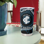 Carlton NAIDOC Week 2026 Personalised Tumbler Cup 50 Years of Deadly Aboriginal Art