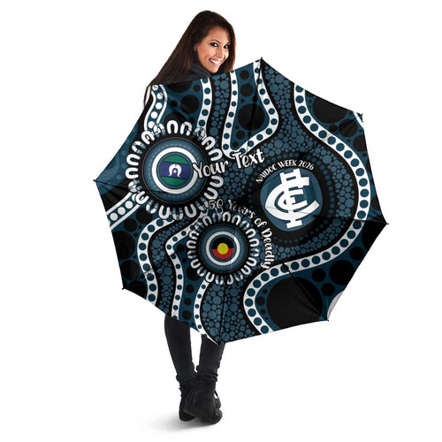 Carlton NAIDOC Week 2026 Personalised Umbrella 50 Years of Deadly Aboriginal Art