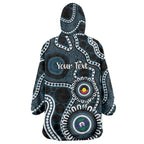 Carlton NAIDOC Week 2026 Personalised Wearable Blanket Hoodie 50 Years of Deadly Aboriginal Art
