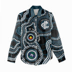 Carlton NAIDOC Week 2026 Personalised Women Casual Shirt 50 Years of Deadly Aboriginal Art